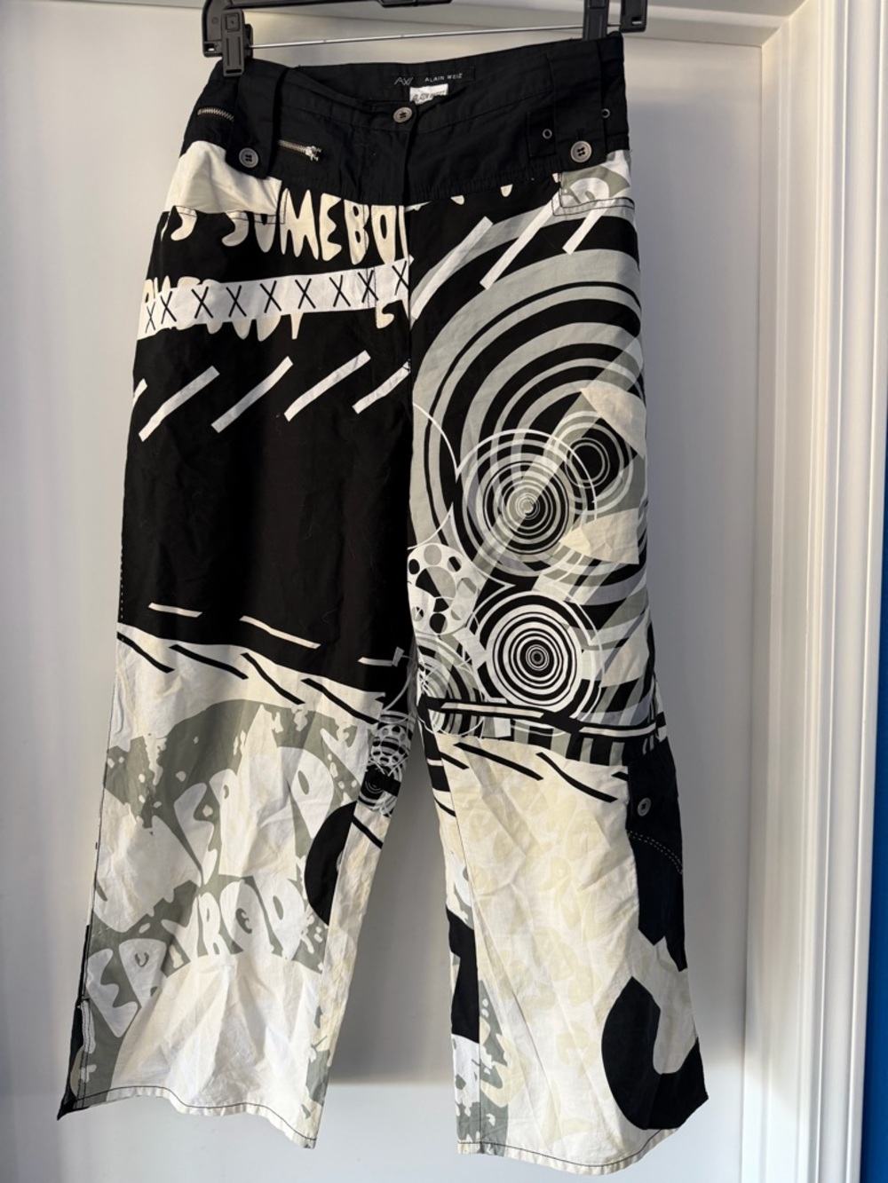 Artsy-Alain Weiz cropped pants